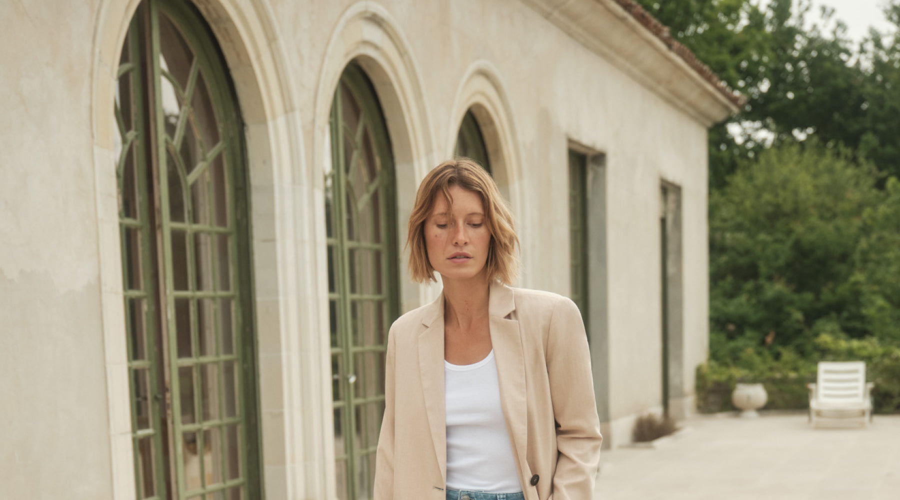 Shop sustainable blazers at Sophie Stone