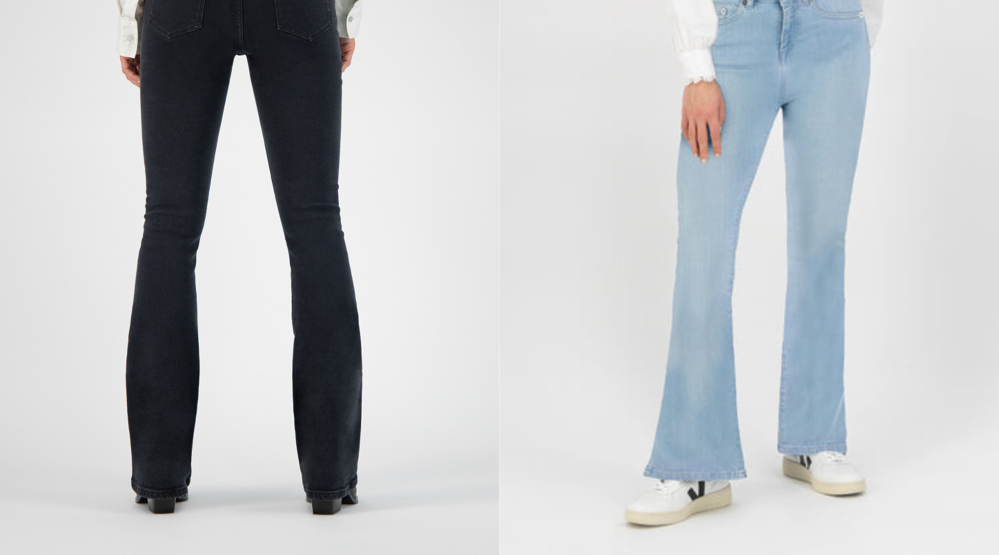 Shop sustainable flared jeans at Sophie Stone