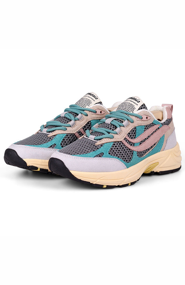 Genesis G-Eco`99 Multi Mesh turquoise gray sneakers ladies | Sophie Stone