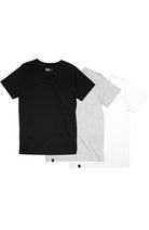 Dedicated 3-pack Stockholm Base t-shirts white,gray, black organic cotton men | Sophie Stone