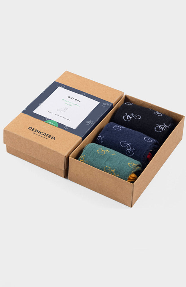 Dedicated 3-pack Sigtuna unisex Bicycle Socks from Organic Cotton | Sophie Stone