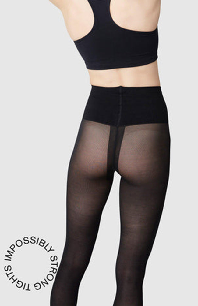 Swedish Stockings | Lois Rip Resistant tights black | Sophie Stone