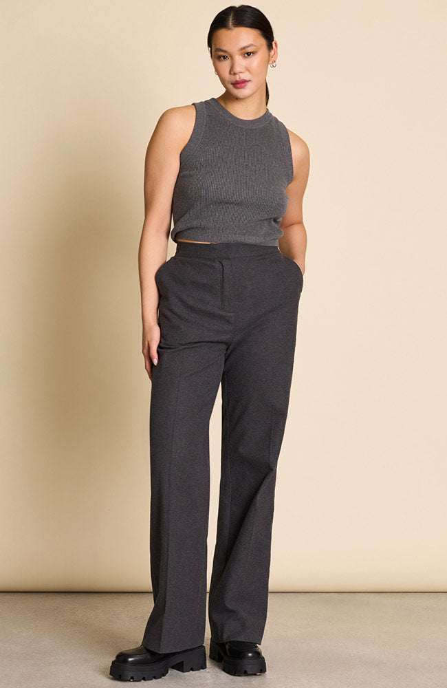 Jan 'n June Women's Coralio pants gray organic cotton | Sophie Stone 