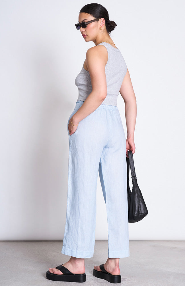 Jan 'n June Beveren pants sky blue in organic cotton | Sophie Stone 