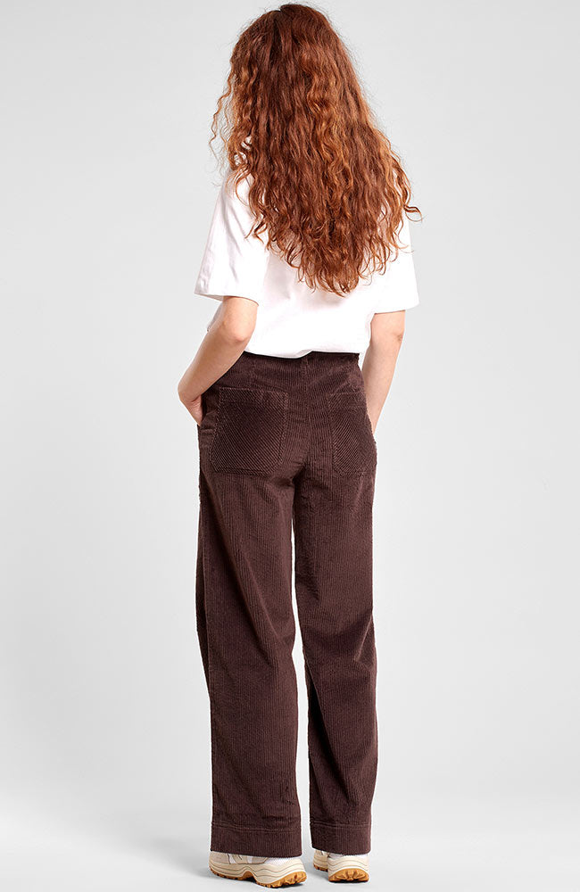 Dedicated Vara pants bruin van bio katoen | Sophie Stone