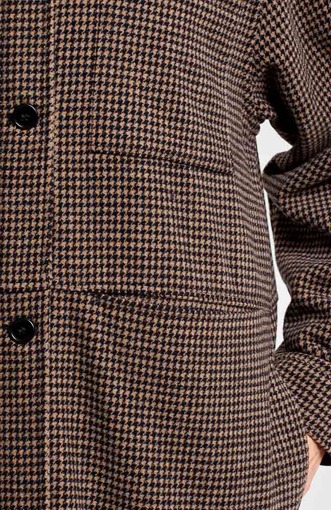 Dedicated Coat Furbo Pepita brown GRS | Sophie Stone 