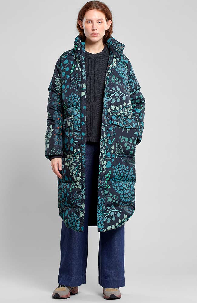 Dedicated puffer jacket haparanda botanical quilt van gerecycled polyester | Sophie Stone 