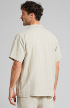 Dedicated Marstrand linen shirt beige | Sophie Stone