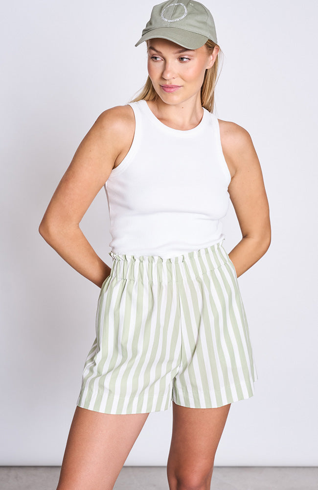 Jan 'n June Dundee shorts pistachio from organic cotton woman | Sophie Stone