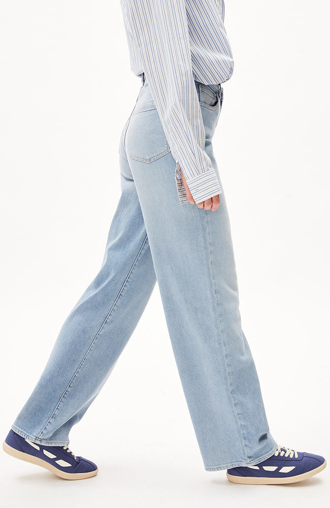 ARMEDANGELS Enijaa hemp jeans mineral blue durable jeans | Sophie Stone