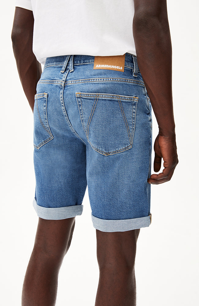 ARMEDANGELS Naailo jeans shorts indigo groove from organic cotton men | Sophie Stone