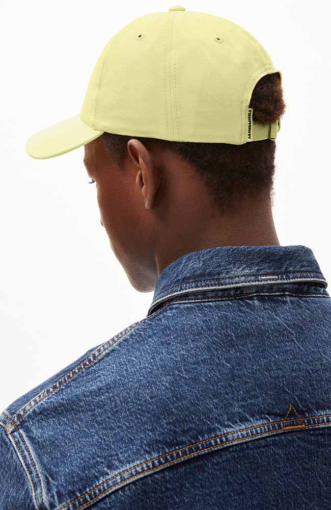 ARMEDANGELS Yenaas bold cap yellow light durable organic cotton unisex | Sophie Stone