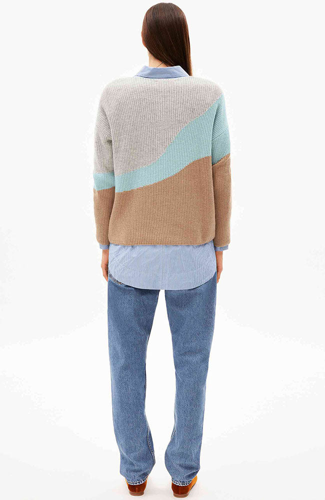 ARMEDANGELS Miyaas multicolor sweater organic wool | Sophie Stone