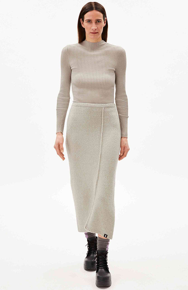 ARMEDANGELS Enolaa soft skirt in organic cotton & organic cotton | Sophie Stone