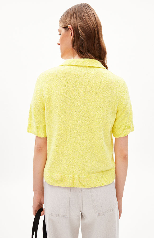 ARMEDANGELS Mathildiaas shirt yellow from sustainable organic cotton | Sophie Stone