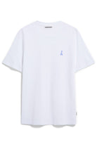 ARMEDANGELS Jaames flowaa white t-shirt made of sustainable organic cotton | Sophie Stone