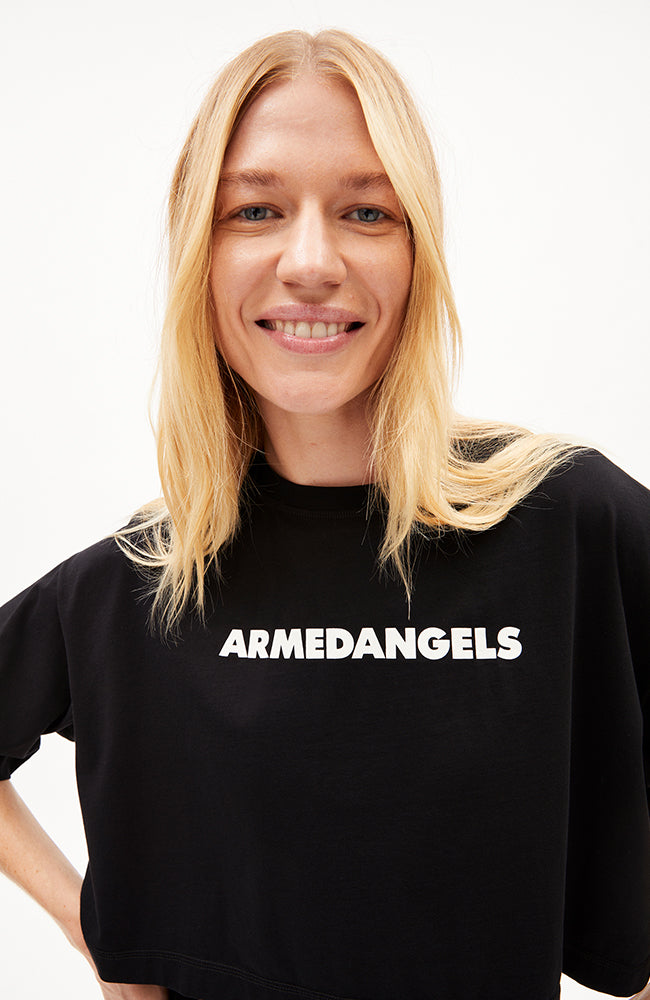 ARMEDANGELS Lariaa t-shirt black | Sophie Stone