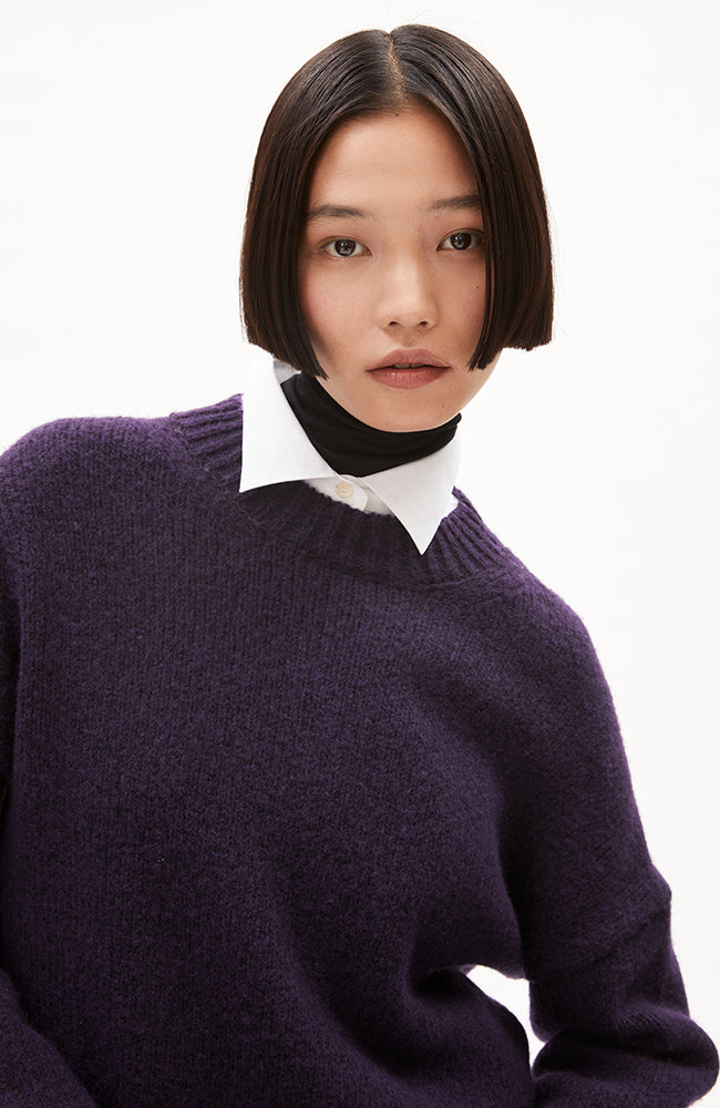 ARMEDANGELS Sadnaa sweater purple | Sophie Stone