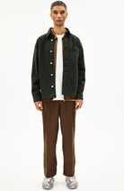 ARMEDANGELS Baasio jacket green in recycled cotton | Sophie Stone