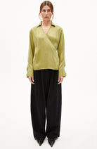 ARMEDANGELS Bejuraa blouse new moss by TENCEL | Sophie Stone