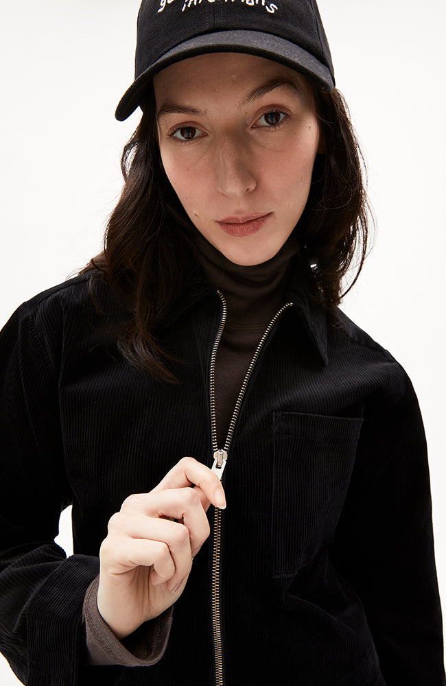 ARMEDANGELS saedaa corduroy jacket black | Sophie Stone