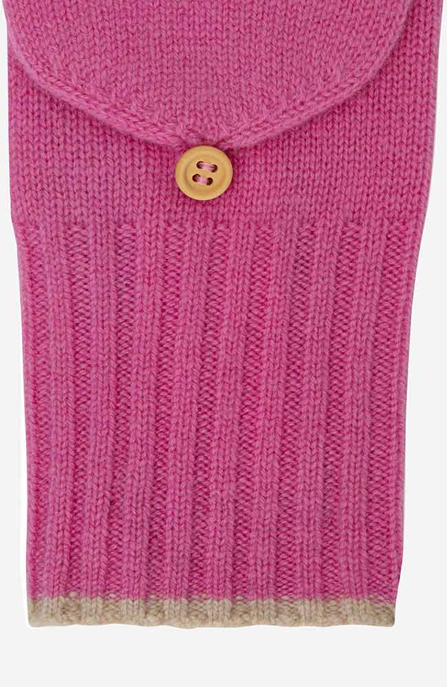 Ecoalf woolalf pink gloves woman made of sustainable recycled wool | Sophie Stone
