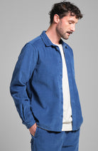 Dedicated Corduroy shirt varberg True Blue from organic cotton | Sophie Stone