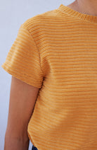 TWOTHIRDS Ariadna shirt mustard from organic cotton | Sophie Stone