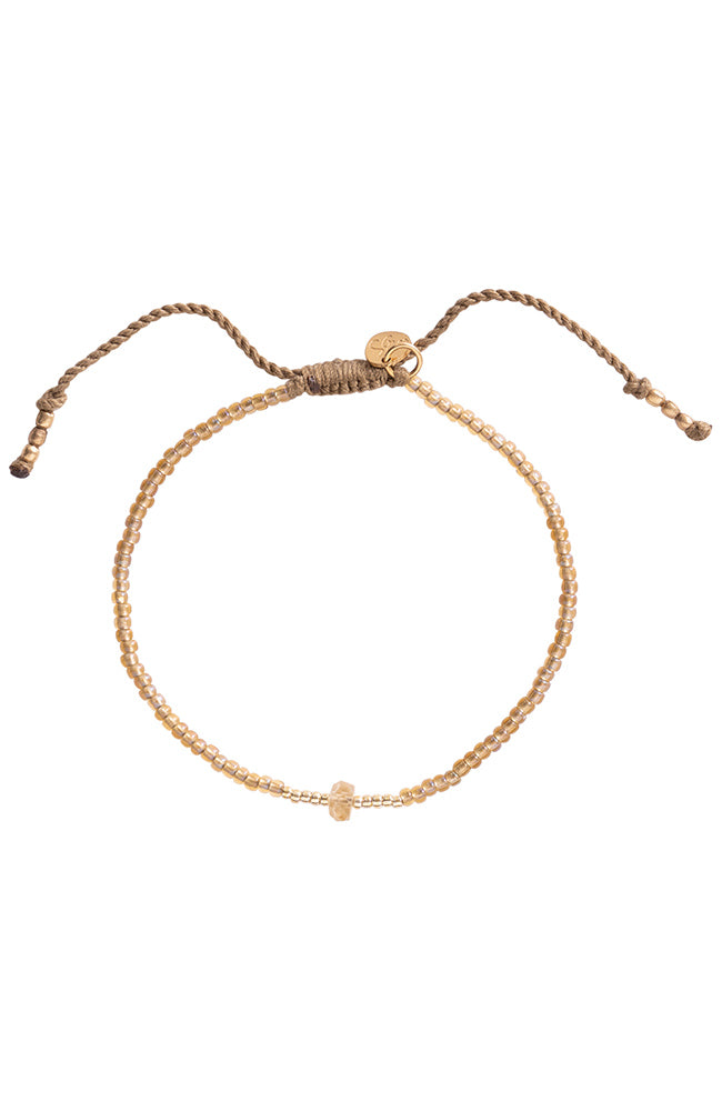 A Beautiful Story Knowing Citrine Gold Bracelet from durable brass material | Sophie Stone