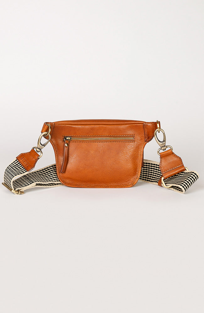 O MY BAG Beck's Bum Bag Cognac Stromboli durably tanned leather | Sophie Stone