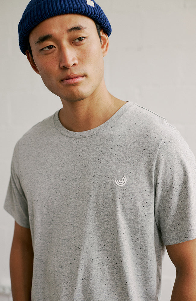 TWOTHIRDS Bird t-shirt gray from recycled materials for men | Sophie Stone