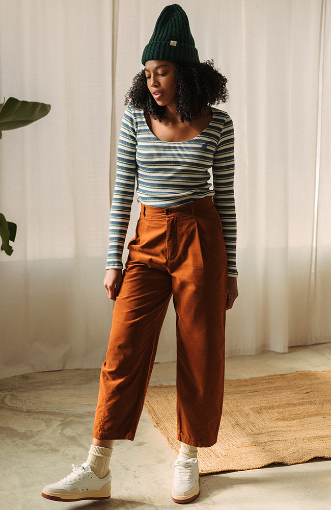 TWOTHIRDS Elafonisi pants toffee from organic cotton | Sophie Stone