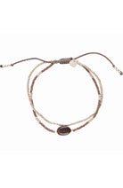 A Beautiful Story Feeling bracelet garnet of brass material for ladies | Sophie Stone