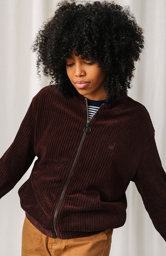 TWOTHIRDS Fram bomber jacket in an organic cotton blend for women | Sophie Stone