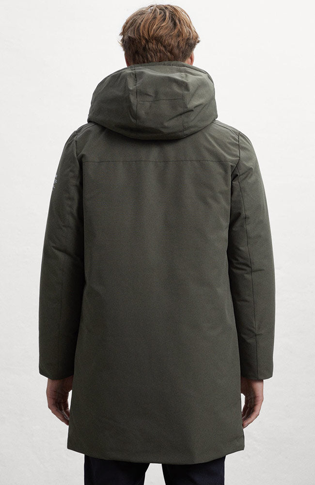 Ecoalf Loveralf winter coat olive made of sustainable RPET | Sophie Stone