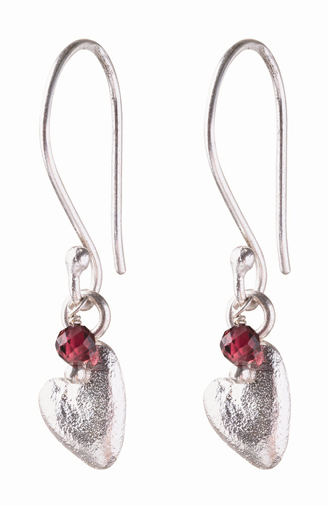 A Beautiful Story Generous earrings garnet of brass for ladies | Sophie Stone