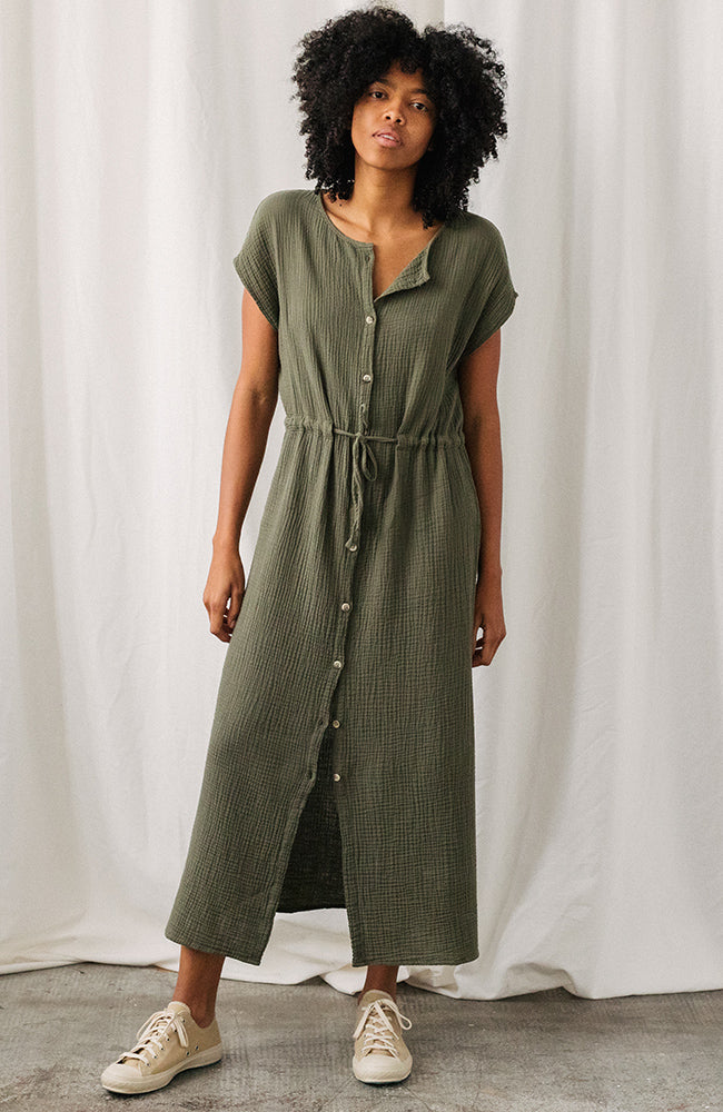 TWOTHIRDS Taukihepa dress in organic cotton for women | Sophie Stone