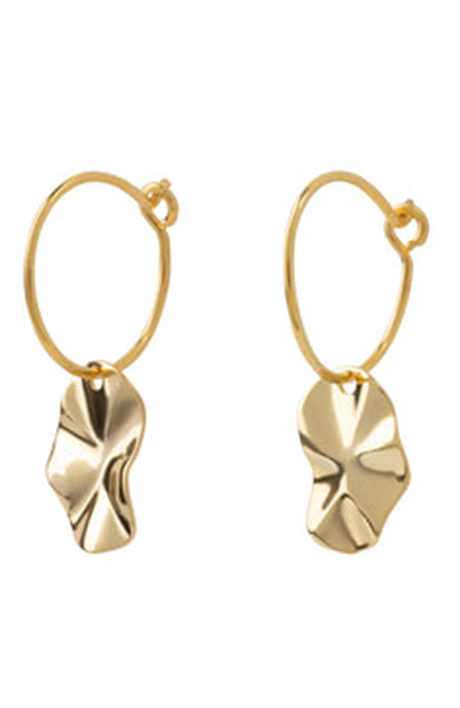 Jules Bean Back & Forth earring gold-plated sterling silver | Sophie Stone