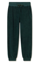 TWOTHIRDS Krivus velvet pants green from sustainable organic cotton | Sophie Stone