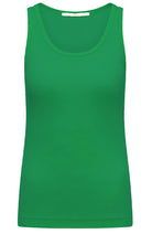Lanius Rib top green from sustainable organic cotton | Sophie Stone