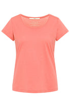 Lanius coral t-shirt short sleeve organic cotton | Sophie Stone