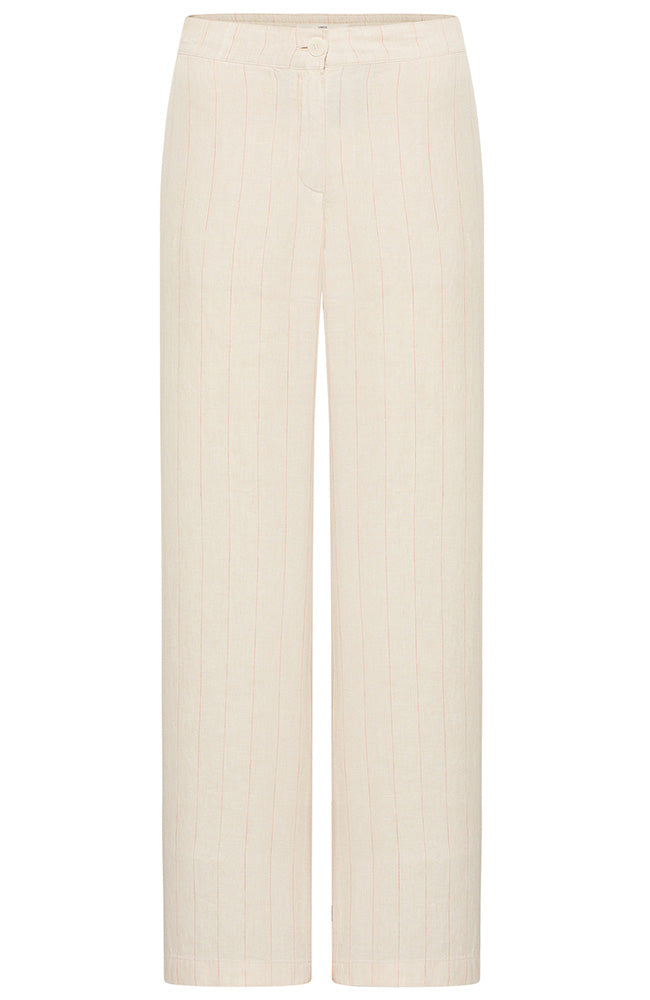 Lanius Marlene pants striped beige | Sophie Stone