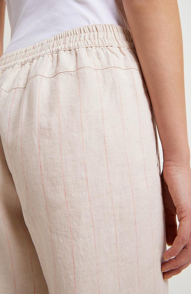 Lanius Marlene pants striped made of durable linen for women | Sophie Stone