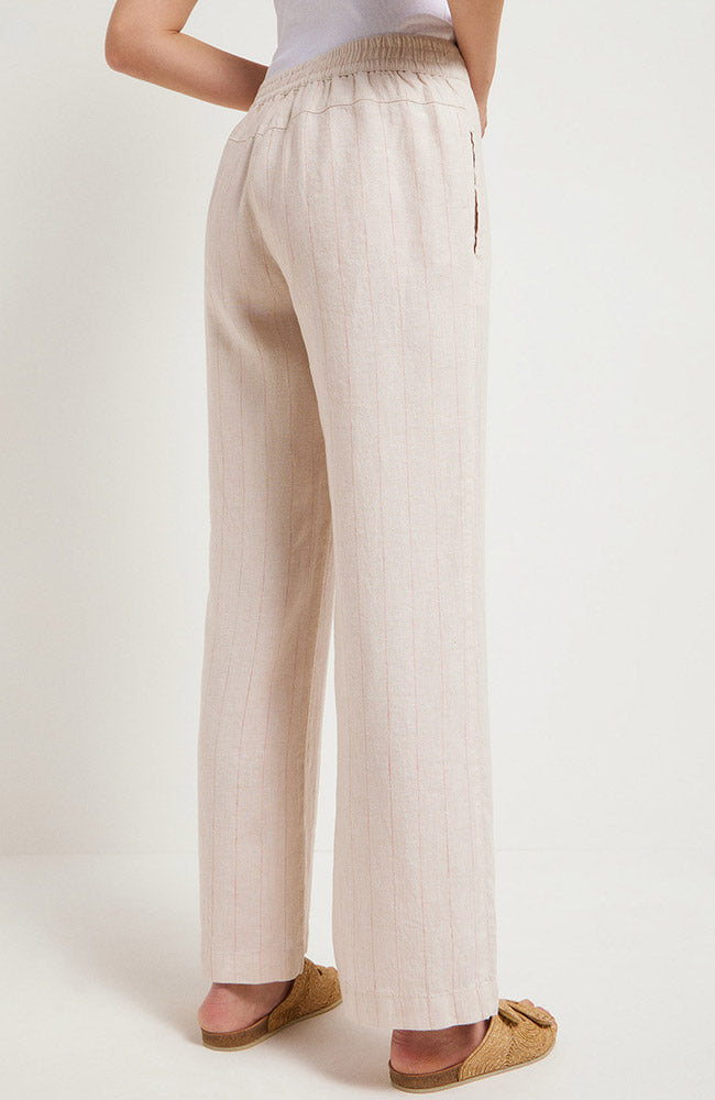 Lanius Marlene pants striped made from fair and sustainable linen | Sophie Stone