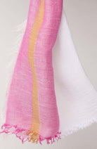 Lanius linen scarf pink durable for women | Sophie Stone