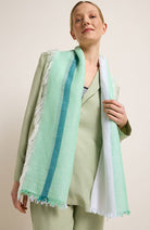 Lanius linen scarf mint green | Sophie Stone