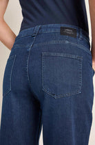 Lanius Flared high-waist jeans dark blue organic cotton | Sophie Stone