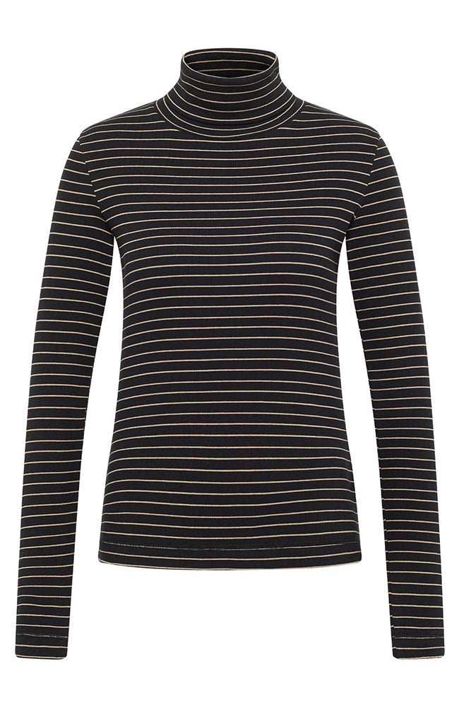 Lanius turtleneck beige stripe | Sophie Stone