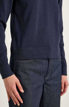 Lanius fine-knit sweater dark blue | Sophie Stone