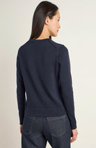 Lanius fine-knit sweater dark blue | Sophie Stone